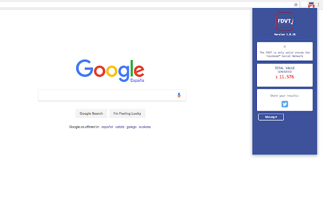 FDVT: Social Network Data Valuation Tool from Chrome web store to be run with OffiDocs Chromium online FDVT: Social Network Data Valuation Tool from Chrome web store to be run with OffiDocs Chromium online
