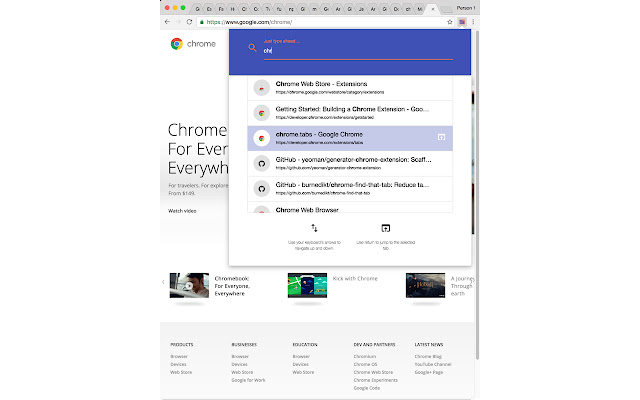 Find That Tab from Chrome web store to be run with OffiDocs Chromium online Find That Tab from Chrome web store to be run with OffiDocs Chromium online