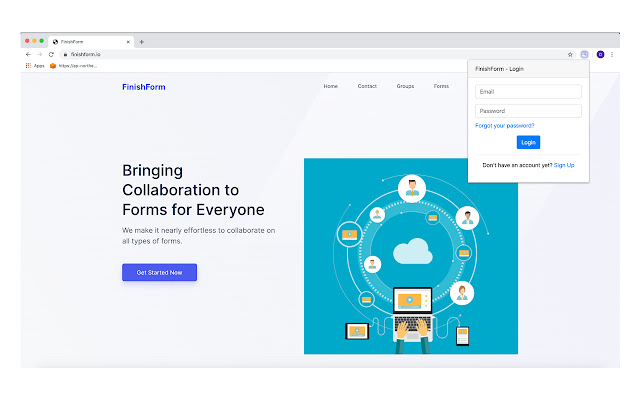 Finish Form from Chrome web store to be run with OffiDocs Chromium online Finish Form from Chrome web store to be run with OffiDocs Chromium online