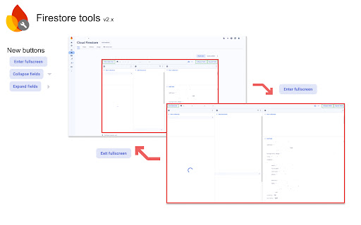 Firestore Tools: fullscreen browser, collapse fields from Chrome web store to be run with OffiDocs Chromium online Firestore Tools: fullscreen browser, collapse fields from Chrome web store to be run with OffiDocs Chromium online