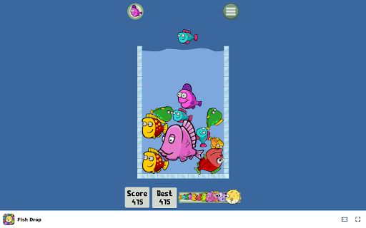 Fish Drop Game Merge identical fish to create the largest pufferfish! from Chrome web store to be run with OffiDocs Chromium online Fish Drop Game Merge identical fish to create the largest pufferfish! from Chrome web store to be run with OffiDocs Chromium online