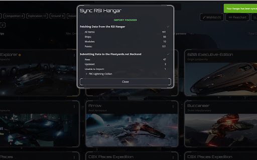 fleetyards sync from Chrome web store to be run with OffiDocs Chromium online fleetyards sync from Chrome web store to be run with OffiDocs Chromium online