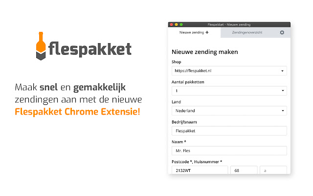 Flespakket from Chrome web store to be run with OffiDocs Chromium online Flespakket from Chrome web store to be run with OffiDocs Chromium online