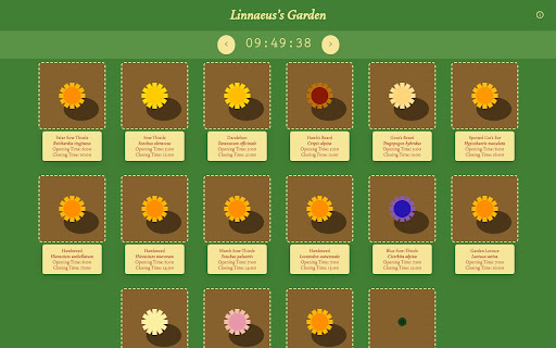 Floral Clock: A Living Timepiece from Chrome web store to be run with OffiDocs Chromium online Floral Clock: A Living Timepiece from Chrome web store to be run with OffiDocs Chromium online