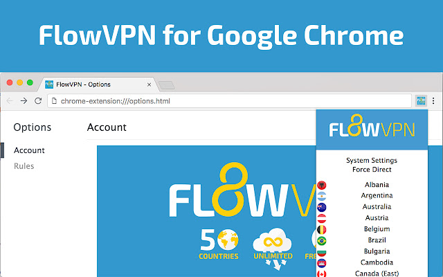 FlowVPN from Chrome web store to be run with OffiDocs Chromium online FlowVPN from Chrome web store to be run with OffiDocs Chromium online