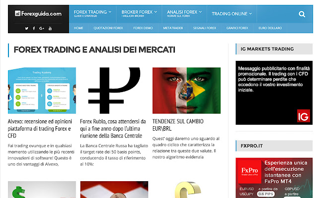 Forexguida.com La guida al forex in italiano from Chrome web store to be run with OffiDocs Chromium online Forexguida.com La guida al forex in italiano from Chrome web store to be run with OffiDocs Chromium online