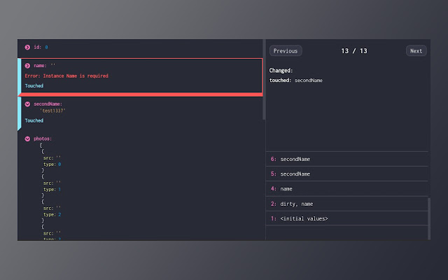 Formik Devtools from Chrome web store to be run with OffiDocs Chromium online Formik Devtools from Chrome web store to be run with OffiDocs Chromium online