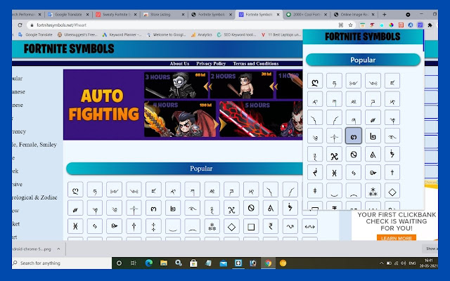 Fortnite Symbols from Chrome web store to be run with OffiDocs Chromium online Fortnite Symbols from Chrome web store to be run with OffiDocs Chromium online