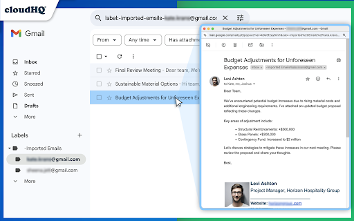 Forwarded Email Importer by cloudHQ from Chrome web store to be run with OffiDocs Chromium online Forwarded Email Importer by cloudHQ from Chrome web store to be run with OffiDocs Chromium online