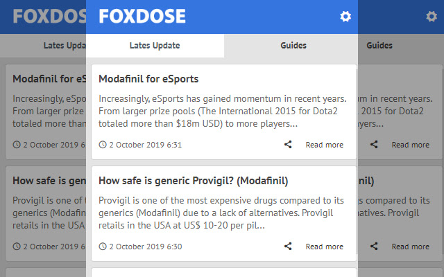 Foxdose Latest News Update from Chrome web store to be run with OffiDocs Chromium online Foxdose Latest News Update from Chrome web store to be run with OffiDocs Chromium online