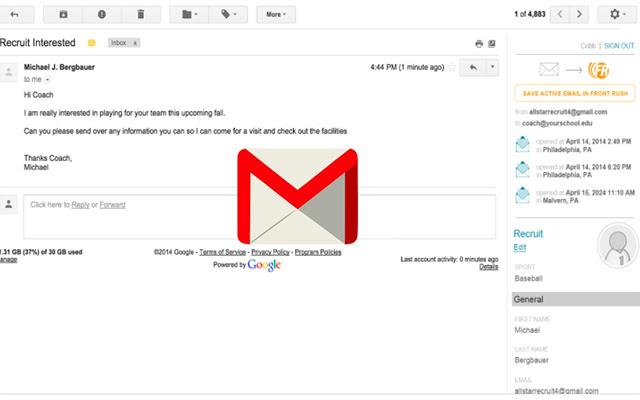 Front Rush Gmail Interactions from Chrome web store to be run with OffiDocs Chromium online Front Rush Gmail Interactions from Chrome web store to be run with OffiDocs Chromium online