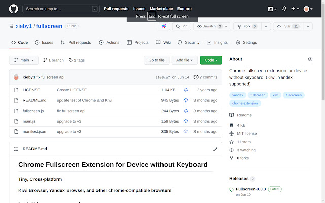 Fullscreen from Chrome web store to be run with OffiDocs Chromium online Fullscreen from Chrome web store to be run with OffiDocs Chromium online