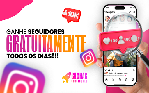 Ganhar Seguidores from Chrome web store to be run with OffiDocs Chromium online Ganhar Seguidores from Chrome web store to be run with OffiDocs Chromium online