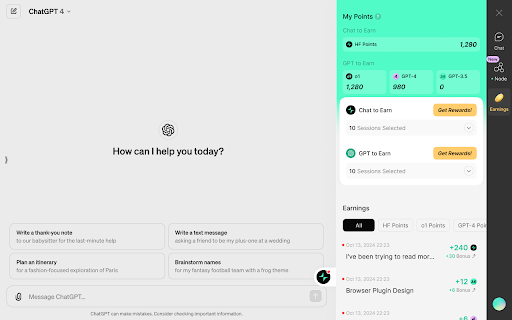 Gata: All in One AI Platform with Passive Rewards from Chrome web store to be run with OffiDocs Chromium online Gata: All in One AI Platform with Passive Rewards from Chrome web store to be run with OffiDocs Chromium online