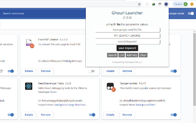 Ghouri Launcher from Chrome web store to be run with OffiDocs Chromium online Ghouri Launcher from Chrome web store to be run with OffiDocs Chromium online