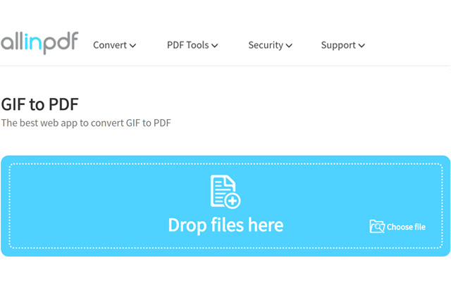 GIF to PDF Allinpdf.com from Chrome web store to be run with OffiDocs Chromium online GIF to PDF Allinpdf.com from Chrome web store to be run with OffiDocs Chromium online
