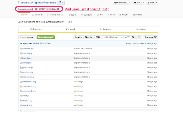 github freshness from Chrome web store to be run with OffiDocs Chromium online github freshness from Chrome web store to be run with OffiDocs Chromium online