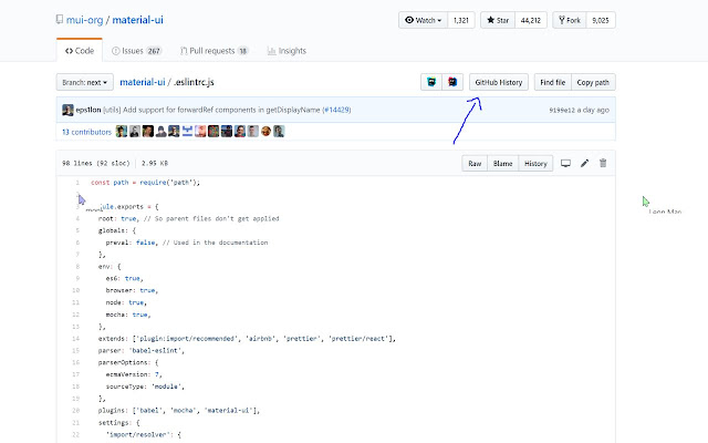 Github History from Chrome web store to be run with OffiDocs Chromium online Github History from Chrome web store to be run with OffiDocs Chromium online