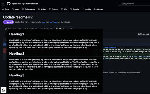 Github PR Enhancer from Chrome web store to be run with OffiDocs Chromium online Github PR Enhancer from Chrome web store to be run with OffiDocs Chromium online