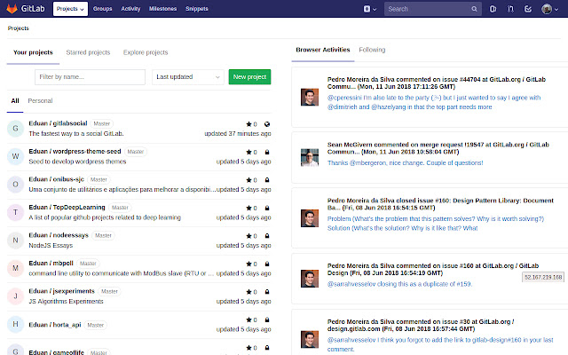 GitLab Social Extension from Chrome web store to be run with OffiDocs Chromium online GitLab Social Extension from Chrome web store to be run with OffiDocs Chromium online