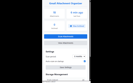 Gmail Attachment Organizer from Chrome web store to be run with OffiDocs Chromium online Gmail Attachment Organizer from Chrome web store to be run with OffiDocs Chromium online