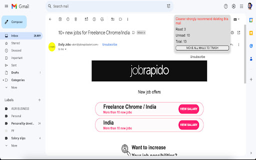 Gmail Cleaner from Chrome web store to be run with OffiDocs Chromium online Gmail Cleaner from Chrome web store to be run with OffiDocs Chromium online