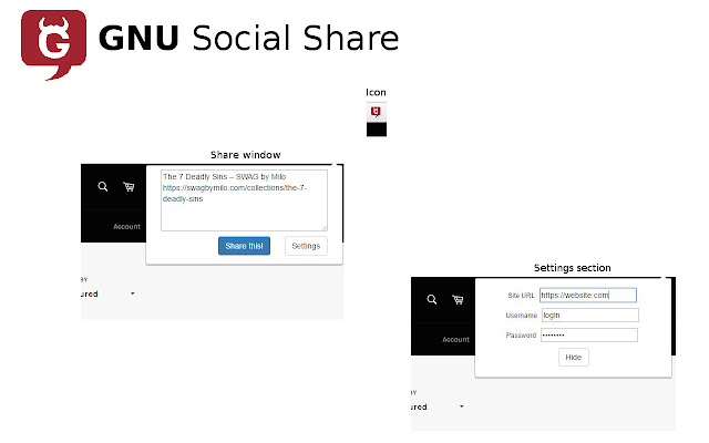 GNU Social Share from Chrome web store to be run with OffiDocs Chromium online GNU Social Share from Chrome web store to be run with OffiDocs Chromium online