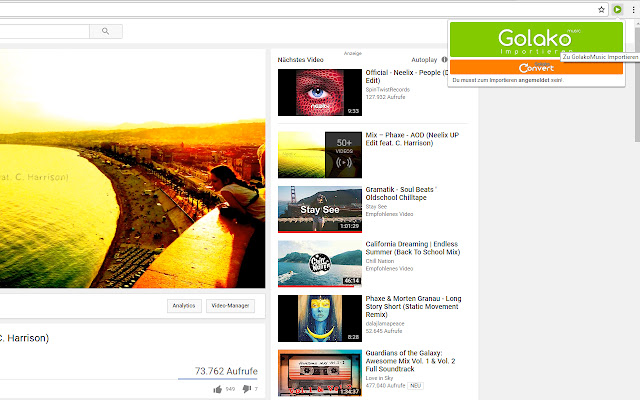 GolakoMusic Import from Chrome web store to be run with OffiDocs Chromium online GolakoMusic Import from Chrome web store to be run with OffiDocs Chromium online
