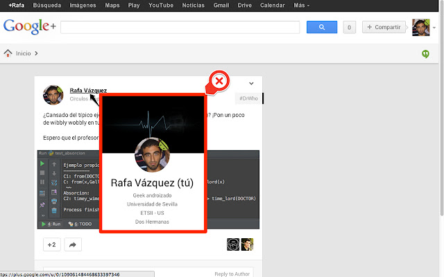 Google+ Hovercard Blocker from Chrome web store to be run with OffiDocs Chromium online Google+ Hovercard Blocker from Chrome web store to be run with OffiDocs Chromium online
