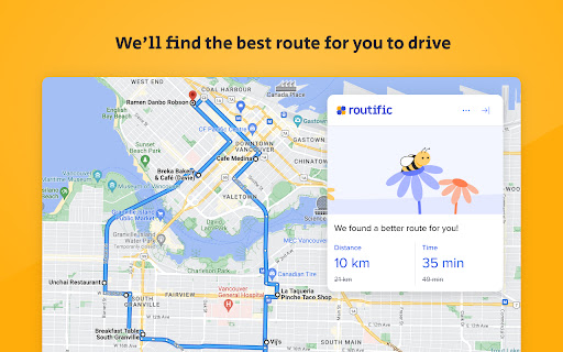Google Maps™ Route Optimization by Routific from Chrome web store to be run with OffiDocs Chromium online Google Maps™ Route Optimization by Routific from Chrome web store to be run with OffiDocs Chromium online