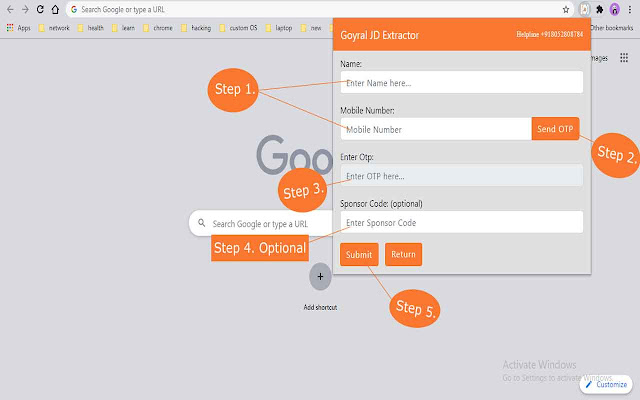 Goyral JD Extractor from Chrome web store to be run with OffiDocs Chromium online Goyral JD Extractor from Chrome web store to be run with OffiDocs Chromium online