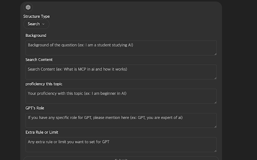 GPT STRUCTURE from Chrome web store to be run with OffiDocs Chromium online GPT STRUCTURE from Chrome web store to be run with OffiDocs Chromium online