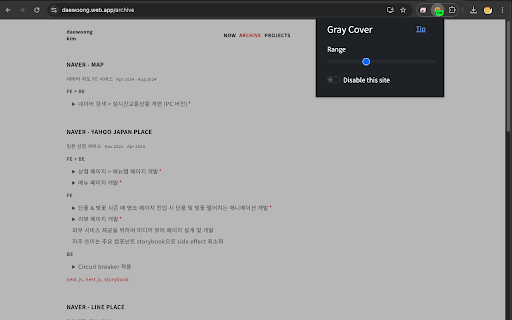 Gray Cover from Chrome web store to be run with OffiDocs Chromium online Gray Cover from Chrome web store to be run with OffiDocs Chromium online