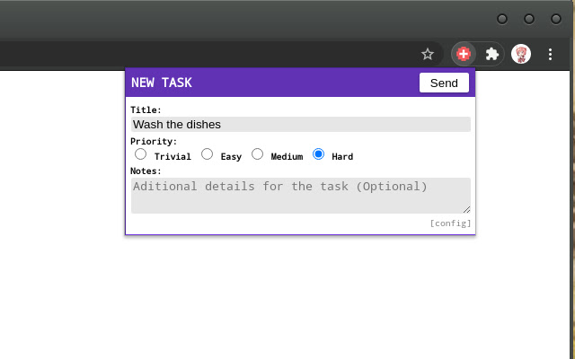 Habitica Add Task from Chrome web store to be run with OffiDocs Chromium online Habitica Add Task from Chrome web store to be run with OffiDocs Chromium online