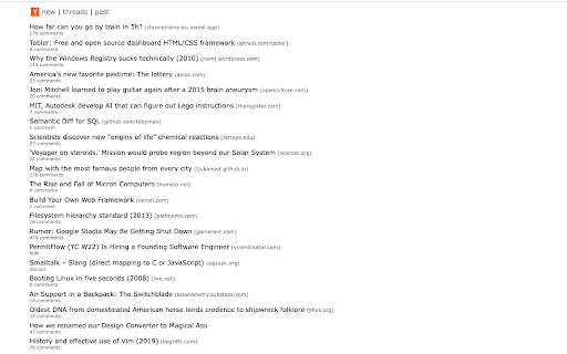 Hacker News Lite from Chrome web store to be run with OffiDocs Chromium online Hacker News Lite from Chrome web store to be run with OffiDocs Chromium online