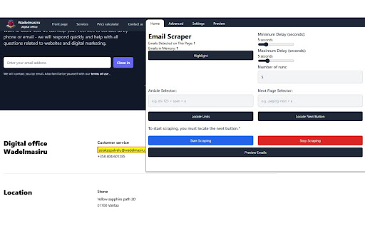 Harava Scraper from Chrome web store to be run with OffiDocs Chromium online Harava Scraper from Chrome web store to be run with OffiDocs Chromium online