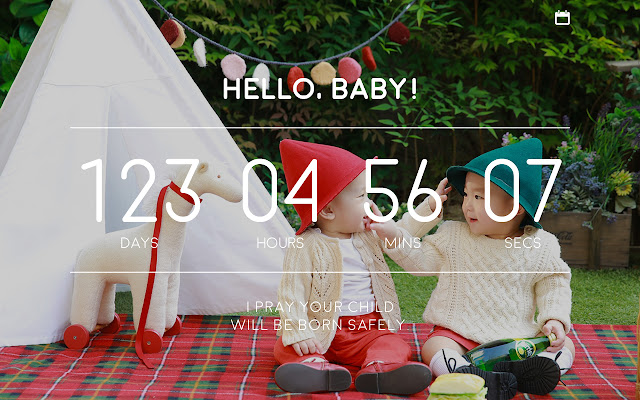 HELLO, BABY! COUNTDOWN from Chrome web store to be run with OffiDocs Chromium online HELLO, BABY! COUNTDOWN from Chrome web store to be run with OffiDocs Chromium online
