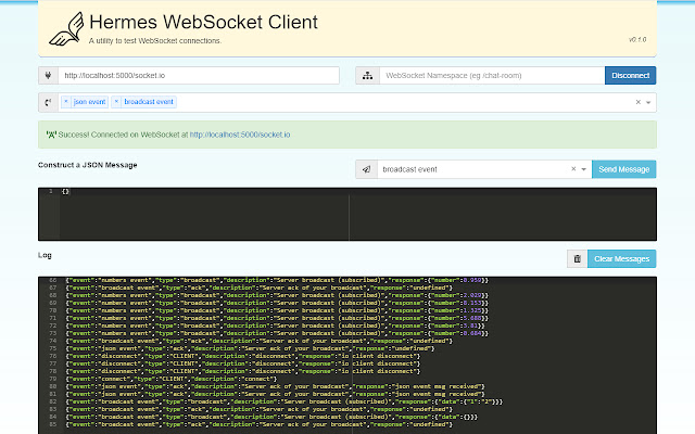 Hermes WebSocket Client from Chrome web store to be run with OffiDocs Chromium online Hermes WebSocket Client from Chrome web store to be run with OffiDocs Chromium online