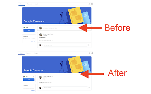 Hide Classroom Announcement Editor from Chrome web store to be run with OffiDocs Chromium online Hide Classroom Announcement Editor from Chrome web store to be run with OffiDocs Chromium online