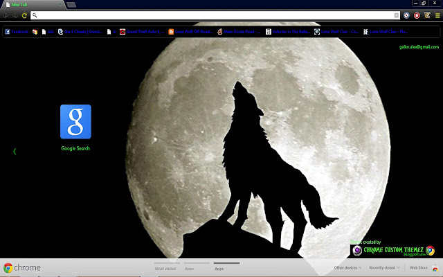 Howling Wolf Theme from Chrome web store to be run with OffiDocs Chromium online Howling Wolf Theme from Chrome web store to be run with OffiDocs Chromium online