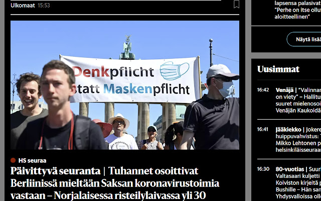 hs.fi musta teema from Chrome web store to be run with OffiDocs Chromium online hs.fi musta teema from Chrome web store to be run with OffiDocs Chromium online