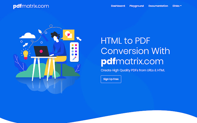 HTML/URL to PDF with pdfmatrix.com from Chrome web store to be run with OffiDocs Chromium online HTML/URL to PDF with pdfmatrix.com from Chrome web store to be run with OffiDocs Chromium online