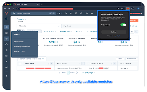 HubSpot Focus Mode from Chrome web store to be run with OffiDocs Chromium online HubSpot Focus Mode from Chrome web store to be run with OffiDocs Chromium online