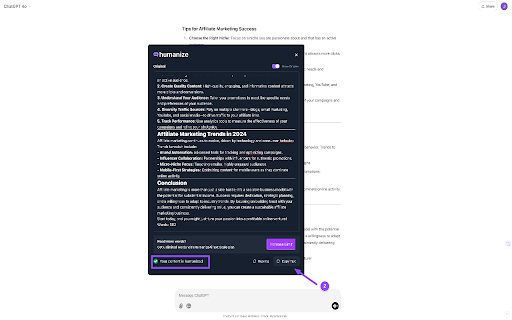 HumanizeAI from Chrome web store to be run with OffiDocs Chromium online HumanizeAI from Chrome web store to be run with OffiDocs Chromium online