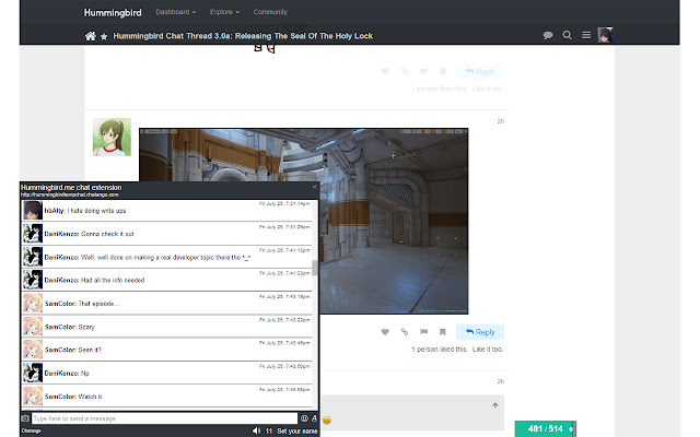 Humming Chat from Chrome web store to be run with OffiDocs Chromium online Humming Chat from Chrome web store to be run with OffiDocs Chromium online