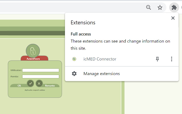 icMED Connector from Chrome web store to be run with OffiDocs Chromium online icMED Connector from Chrome web store to be run with OffiDocs Chromium online
