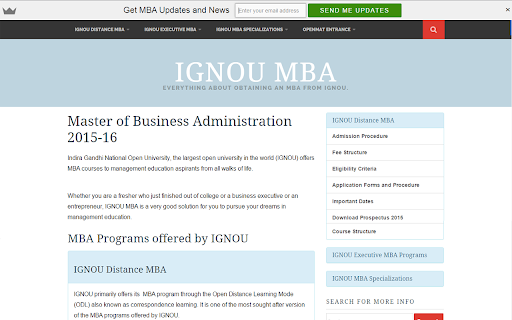 IGNOU MBA from Chrome web store to be run with OffiDocs Chromium online IGNOU MBA from Chrome web store to be run with OffiDocs Chromium online
