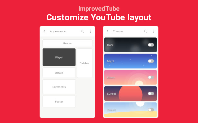 Improve YouTube! (BETA) from Chrome web store to be run with OffiDocs Chromium online Improve YouTube! (BETA) from Chrome web store to be run with OffiDocs Chromium online