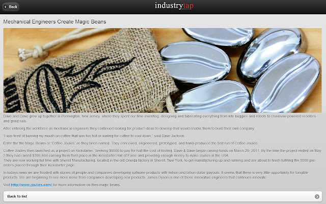 Industry Tap from Chrome web store to be run with OffiDocs Chromium online Industry Tap from Chrome web store to be run with OffiDocs Chromium online
