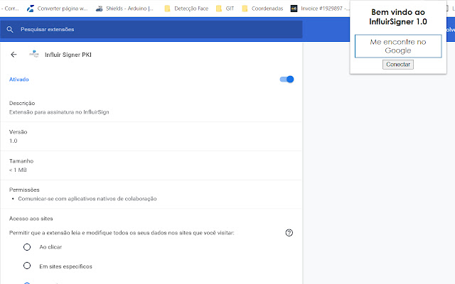 Influir Signer PKI from Chrome web store to be run with OffiDocs Chromium online Influir Signer PKI from Chrome web store to be run with OffiDocs Chromium online
